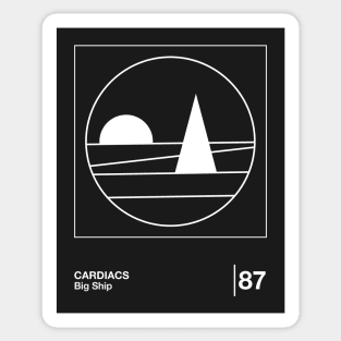 Cardiacs / Minimalist Style Graphic Design Sticker